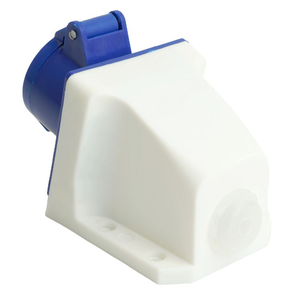 Розетка стационарная ST-113 16А 220В 2P+PE IP44, RST16-113-44, Stekker, артикул STEKKER 49432