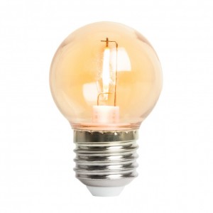 48932 Лампа светодиодная Feron LB-383 E27 2W шарик G45 оранжевый Лампа светодиодная Feron LB-383 E27 2W шарик G45 оранжевый