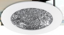 Светодиодный светильник Feron AL9070 встраиваемый 12W дневной свет (4000K) белый с серебром