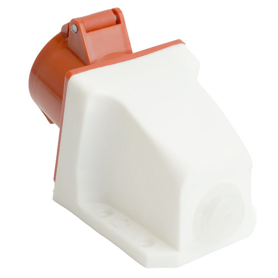 Розетка стационарная ST-114 16А 380В 3P+PE IP44, RST16-114-44, Stekker, артикул STEKKER 49434