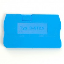 Торцевая заглушка STEKKER LD560-1-25 для ЗНИ 2,5мм (JXB ST 2,5), синий