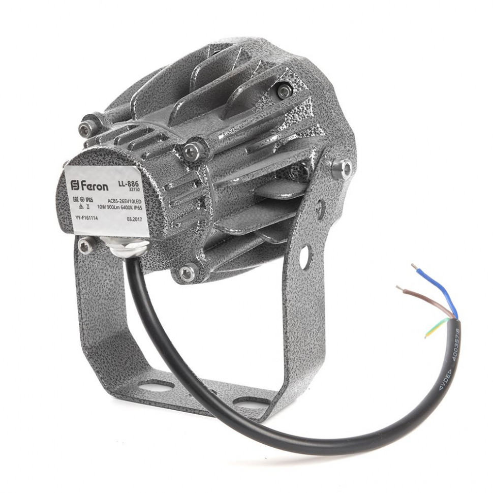Светодиодный светильник ландшафтно-архитектурный Feron LL-886  85-265V 10W 6400K IP65, артикул FERON 32150