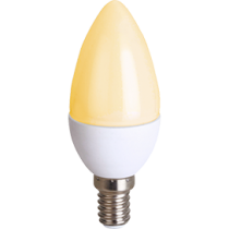 Лампа светодиодная Ecola candle   LED Premium  8,0W 220V E14 золотистая свеча (композит) 100x37
