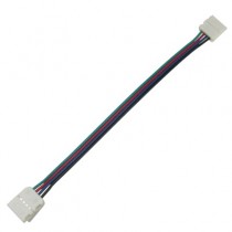 Соединительный кабель Ecola LED strip connector  с двумя 4-х конт. зажимными разъемами 10mm 15 см 1шт.