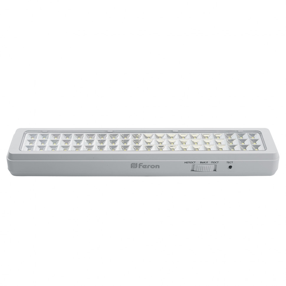 Светильник аварийный, 60 LED AC/DC, белый, EM112, артикул FERON 41534