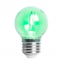 Лампа светодиодная Feron LB-383 E27 2W шарик G45 зеленый