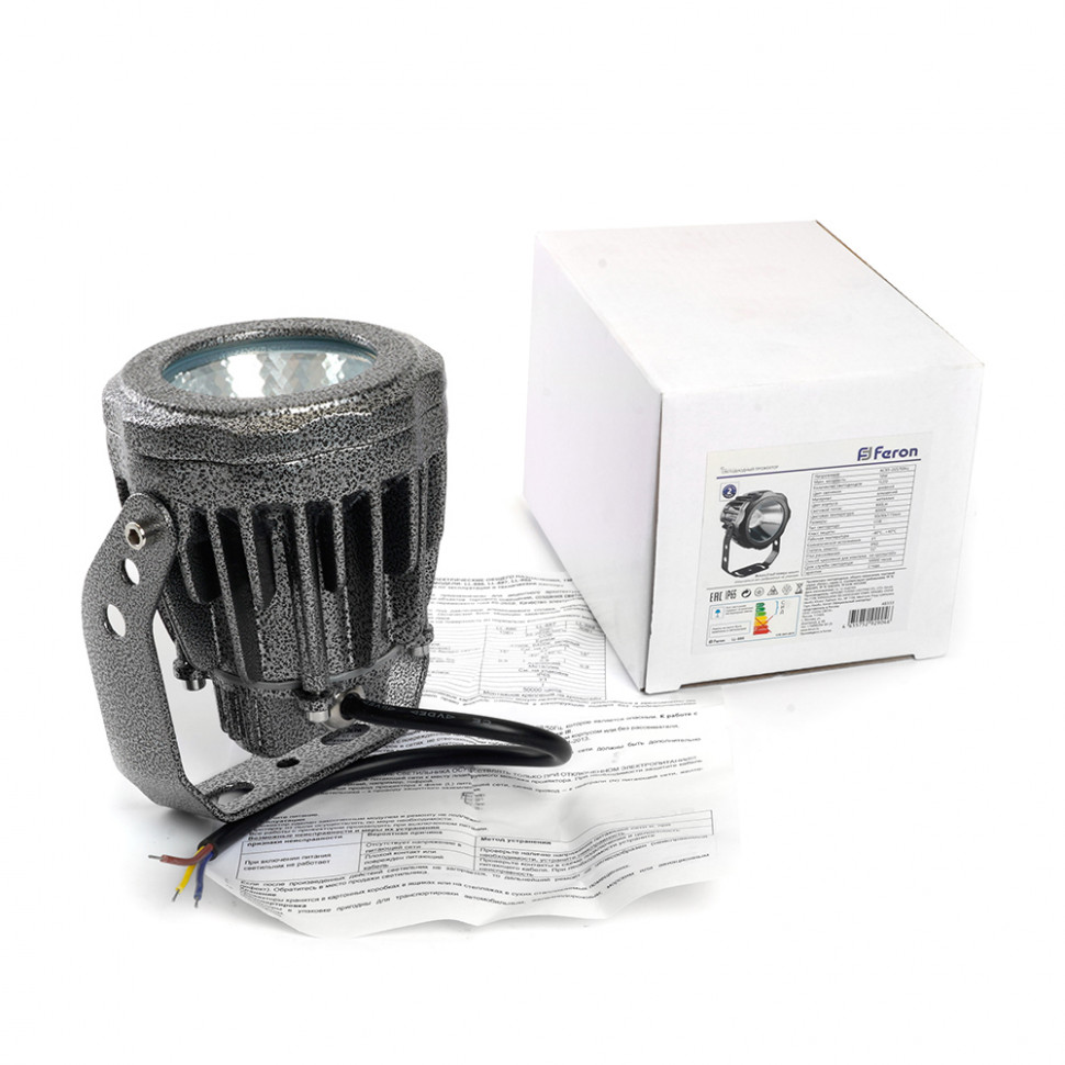 Светодиодный светильник ландшафтно-архитектурный Feron LL-887  85-265V 20W 2700K IP65, артикул FERON 32151