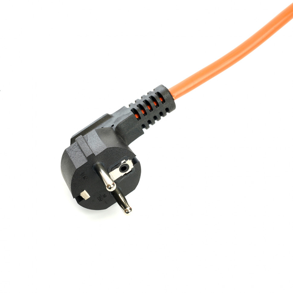 Удлинитель на катушке Stekker STD03-44-50 Standart 4-местный с/з ПВС 3*1,5, оранжевый, 16А, IP44, 50м (80104), артикул STEKKER 50173