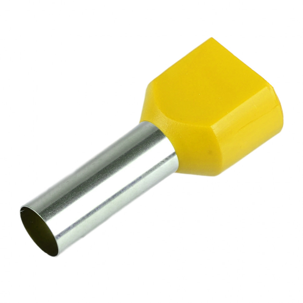 LD406-6014 Наконечник штыревой втулочный изолированный НШВИ(2) 6,0-14 (DIY упаковка 25 шт), артикул STEKKER 50405