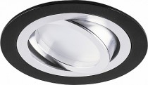 Светильник встраиваемый Feron круг MR16 G5.3 черный DL2811