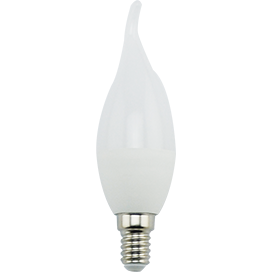 C4PW90ELC Лампа светодиодная Ecola candle   LED Premium  9,0W 220V E14 2700K свеча на ветру (композит) 129x37 