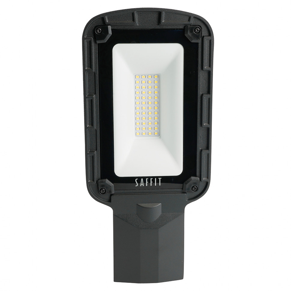 Светодиодный уличный консольный светильник SAFFIT SSL10-30 30W 5000K 230V, черный, артикул SAFFIT 55232