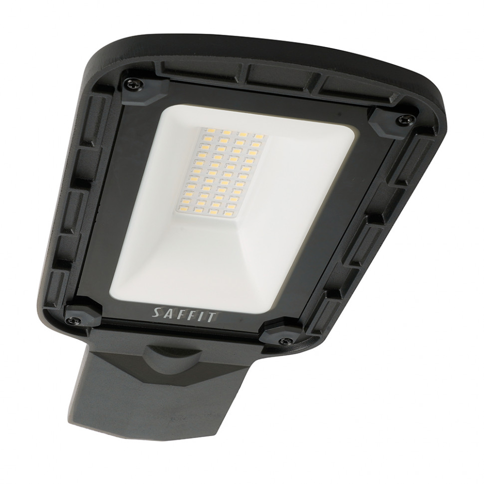 Светодиодный уличный консольный светильник SAFFIT SSL10-30 30W 5000K 230V, черный, артикул SAFFIT 55232