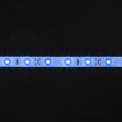27751 Лента светодиодная, 60SMD(3528)/m 4.8W/m 12V 1m синий на белом, LS604 Лента светодиодная, 60SMD(3528)/m 4.8W/m 12V 1m синий на белом, LS604