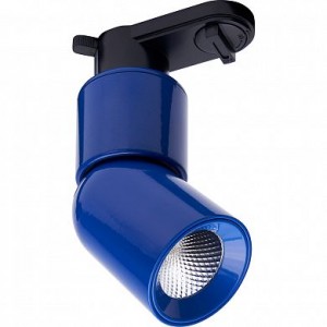 41011 Светодиодный светильник Feron AL114 трековый на шинопровод 10W дневной свет (4000К) 35 градусов голубой Светодиодный светильник Feron AL114 трековый на шинопровод 10W дневной свет (4000К) 35 градусов голубой