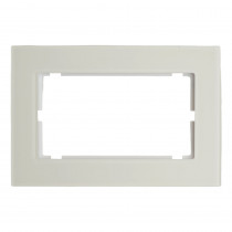 Рамка 2-местная (без перемычки) STEKKER GFR00-7012-01 серия Катрин, белый матовый
