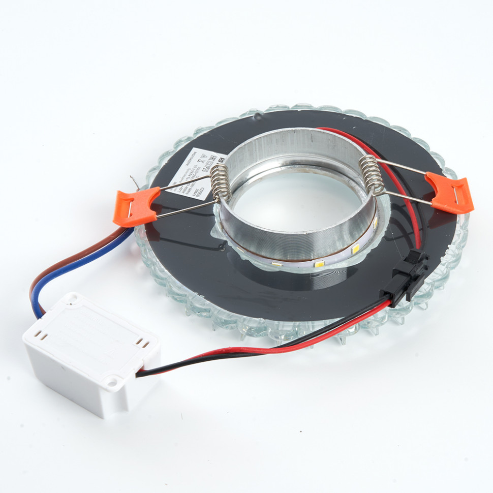 Светильник встраиваемый с белой LED подсветкой Feron CD900 потолочный MR16 G5.3 белый, артикул FERON 28843