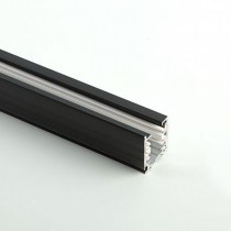 Шинопровод трехфазный 1 м. черный для трековых светильников Feron Ш1000