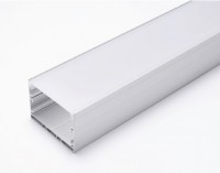 Накладной алюминиевый профиль Feron "Линии света" серебро, CAB257