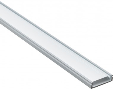 Профиль алюминиевый Feron для светодиодной ленты CAB263 &quot;накладной&quot; широкий  , серебро 10277 Профиль алюминиевый Feron для светодиодной ленты CAB263 "накладной" широкий  , серебро