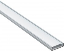 Профиль алюминиевый Feron для светодиодной ленты CAB263 "накладной" широкий  , серебро