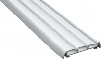 Профиль алюминиевый Feron для светодиодной ленты CAB273 "3-х полосный накладной" серебро