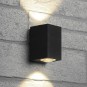 48487 Светильник уличный светодиодный Feron DH055 Бостон на стену 2х5W теплый свет (3000K) черный - 48487 Светильник уличный светодиодный Feron DH055 Бостон на стену 2х5W теплый свет (3000K) черный