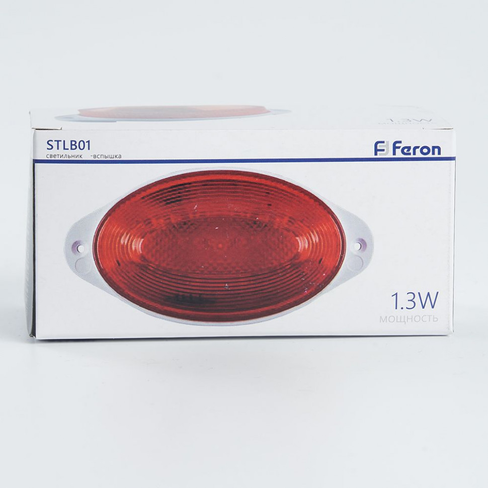 Cветильник-вспышка (стробы), 18LED 1,3W, красный STLB01, артикул FERON 29895