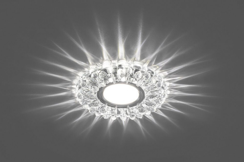 Светильник встраиваемый с белой LED подсветкой Feron CD914 потолочный MR16 G5.3 прозрачный, артикул FERON 28985