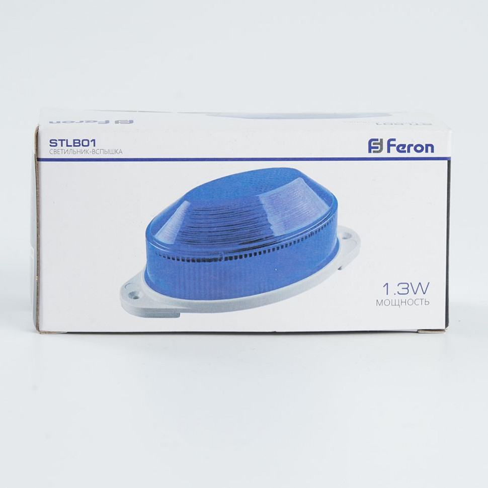 Cветильник-вспышка (стробы), 18LED 1,3W, синий STLB01, артикул FERON 29896