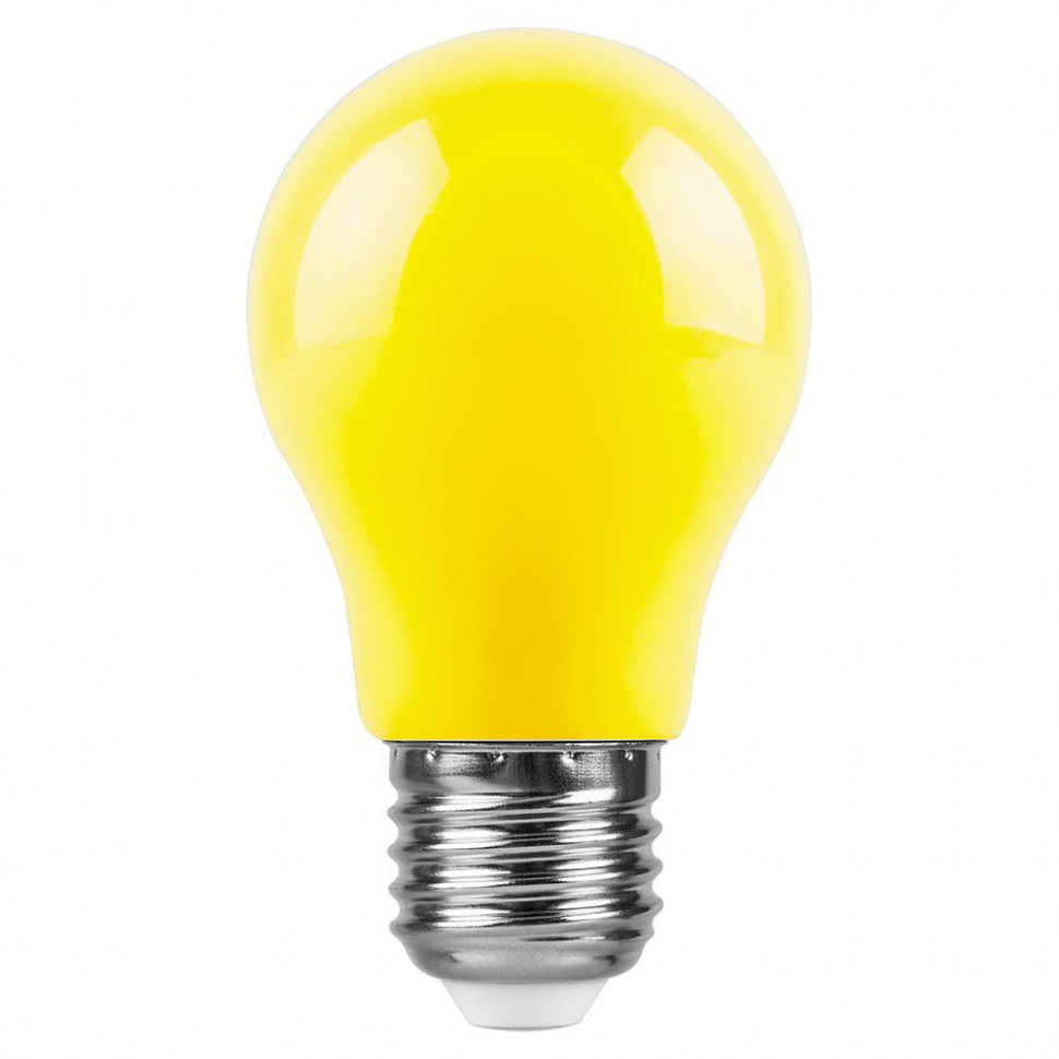 Лампа светодиодная Feron LB-375 E27 3W матовая 230V желтая, артикул FERON 25921