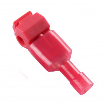 Зажим прокалывающий ответвительный STEKKER LD503-401-15 с плоским разъемом (10 пар) сечение 0,5-1мм2, красный, 20шт