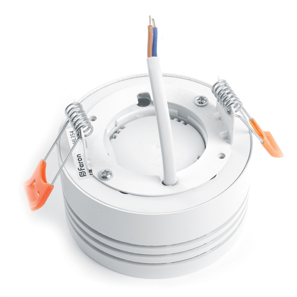 Светильник потолочный Feron HL354 12W, 230V, GX53, белый, артикул FERON 41505