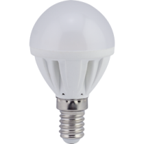 Лампа светодиодная Ecola Light Globe LED 4,0W G45 220V E14 4000K шар 77x45