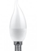 Лампа светодиодная Feron, свеча на ветру, E14, 7w, дневной свет, LB-97