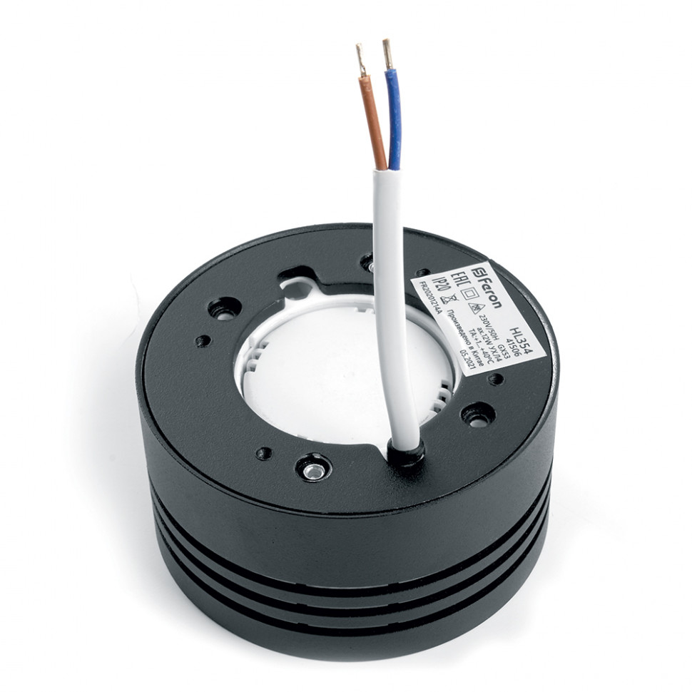 Светильник потолочный Feron HL354 12W, 230V, GX53, черный, артикул FERON 41506