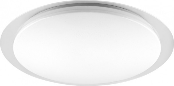 41587 Светодиодный накладной светильник Feron AL5001 STARLIGHT тарелка 70W дневной свет (4000К) белый с кантом Светодиодный накладной светильник Feron AL5001 STARLIGHT тарелка 70W дневной свет (4000К) белый с кантом
