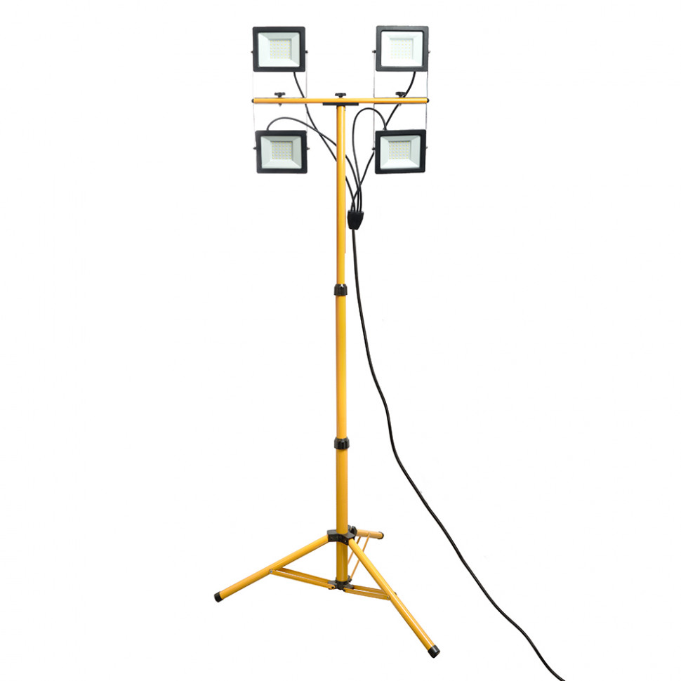 Светодиодный прожектор Feron LL-506 на штативе IP65 4*50W 6400K, артикул FERON 48507