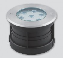 Тротуарный светодиодный светильник  ЛЮКС,  7W RGB AC230V D160*H110мм IP67, SP4314