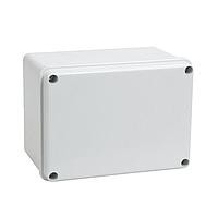 Коробка распаячная открытой установки с глад. стен., 120x80x50, УПМ серый, IP56