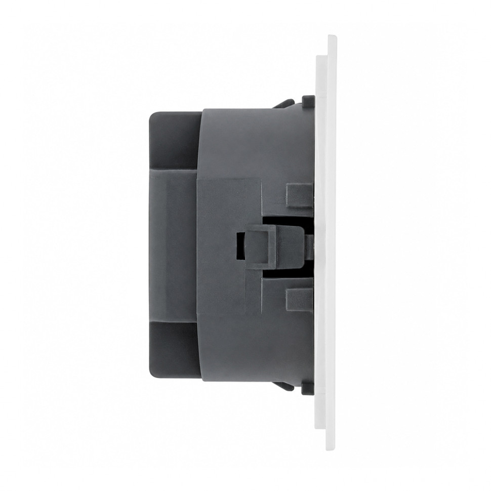 Розетка HDMI 2.0 Type A (механизм), STEKKER, серия Эмили, RST00-5118-01, белый фарфор, soft touch, артикул STEKKER 50827