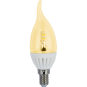 Лампа светодиодная Ecola candle   LED Premium  4,0W 220V E14 золотистая 320° прозрачная свеча на ветру искристая точка (керамика) 125х37 C4UG40ELC - Лампа светодиодная Ecola candle   LED Premium  4,0W 220V E14 золотистая 320° прозрачная свеча на ветру искристая точка (керамика) 125х37 C4UG40ELC
