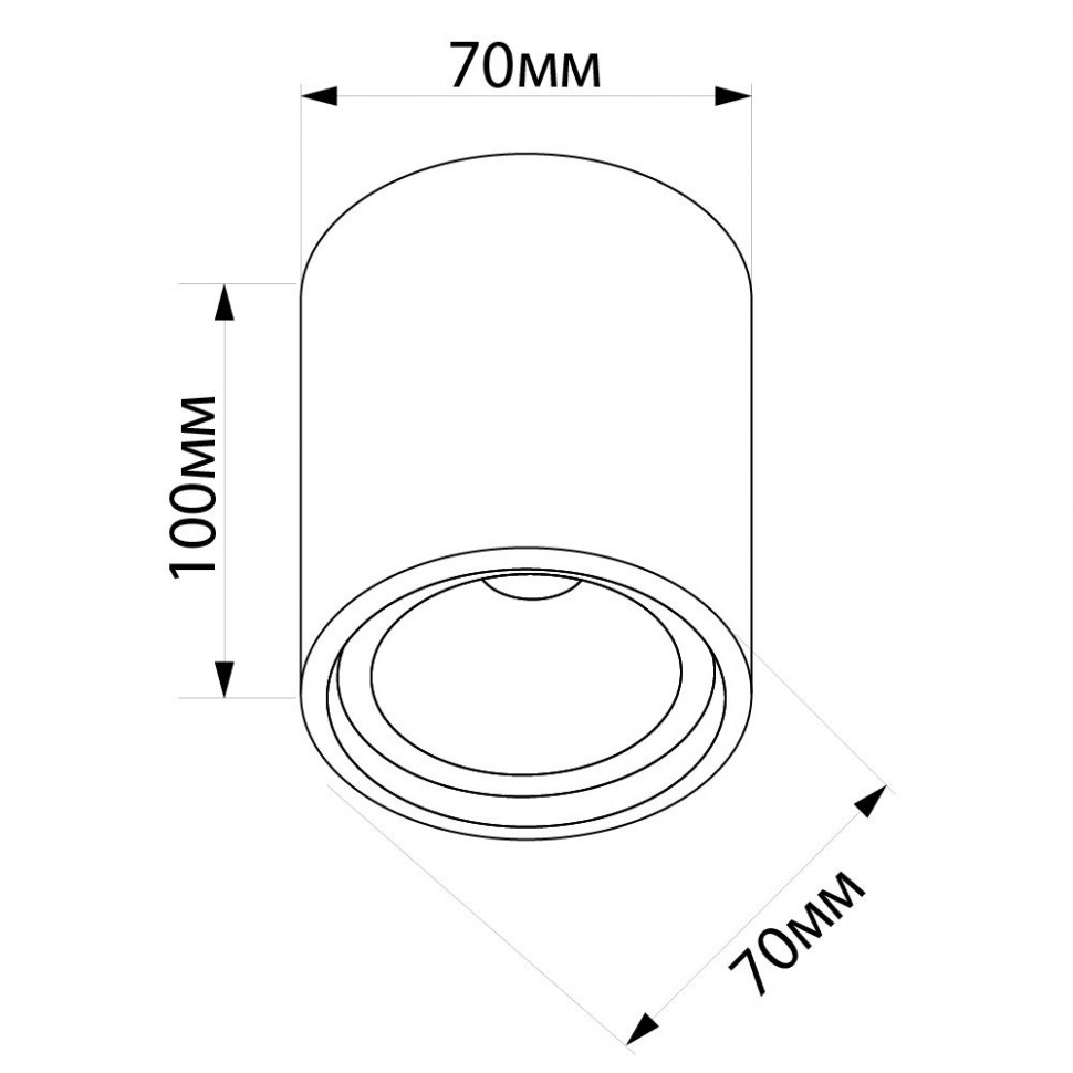 Светильник потолочный Feron ML174 MR16 GU10 35W 230V, черный, артикул FERON 32631