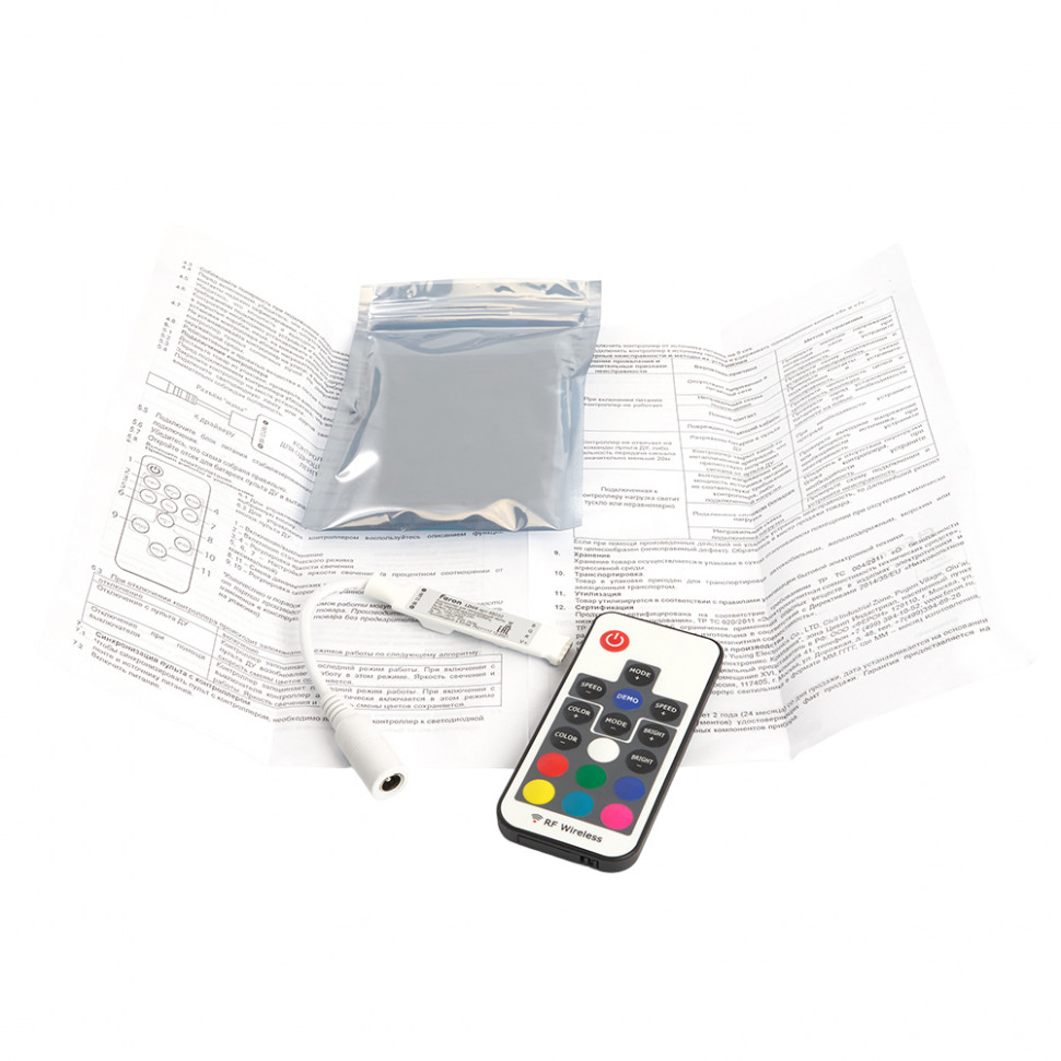 Контроллер RGB mini для светодиодной ленты с П/У,12-24V, LD66, артикул FERON 48032