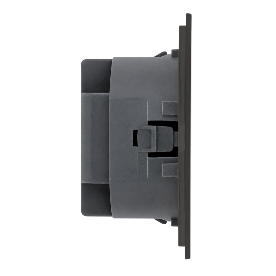 Розетка HDMI 2.0 Type A (механизм), STEKKER, серия Мия, RST00-3118-05, черный бархат, артикул STEKKER 50828