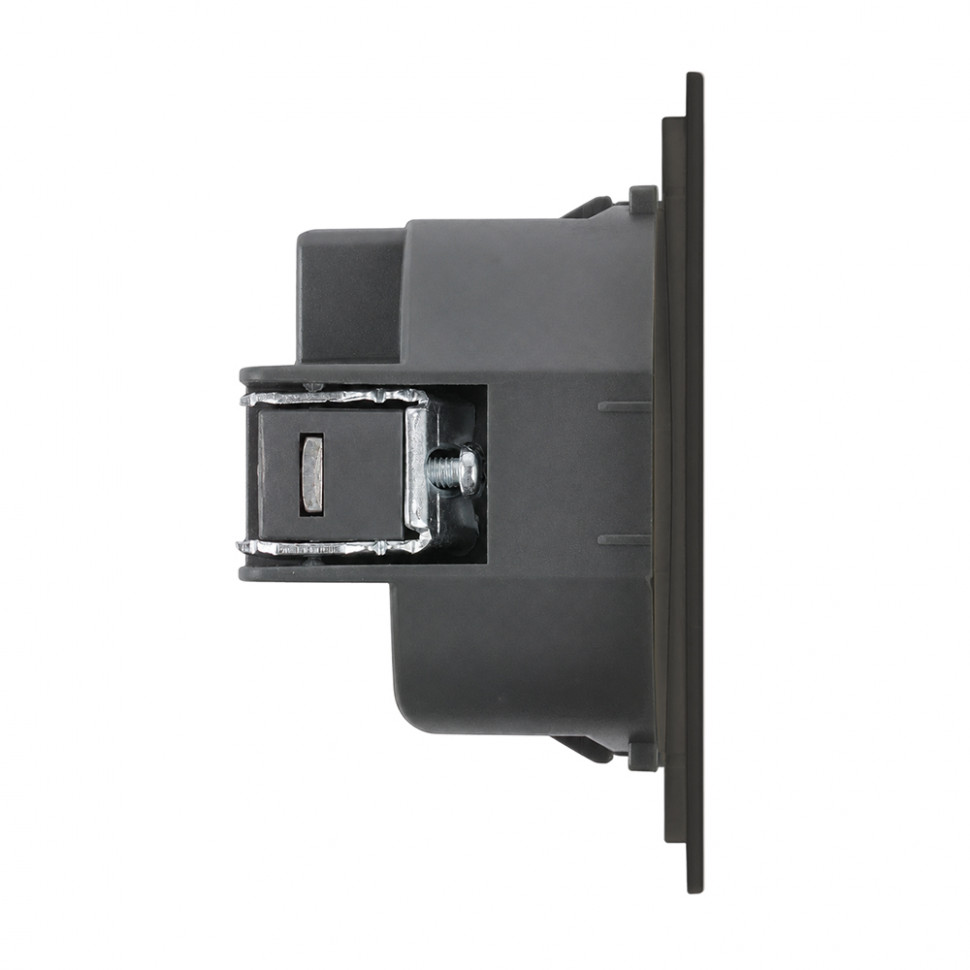Розетка HDMI 2.0 Type A (механизм), STEKKER, серия Мия, RST00-3118-05, черный бархат, артикул STEKKER 50828