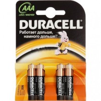 Батарейка DURACELL AAA LR06 (мизинчиковая) (цена за 4 штуки)