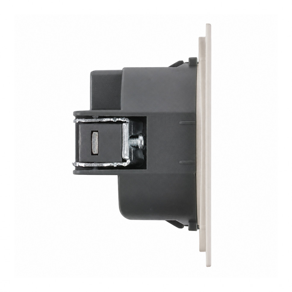Розетка HDMI 2.0 Type A (механизм), STEKKER, серия Мия, RST00-3118-08, пудровый жемчуг, артикул STEKKER 50829