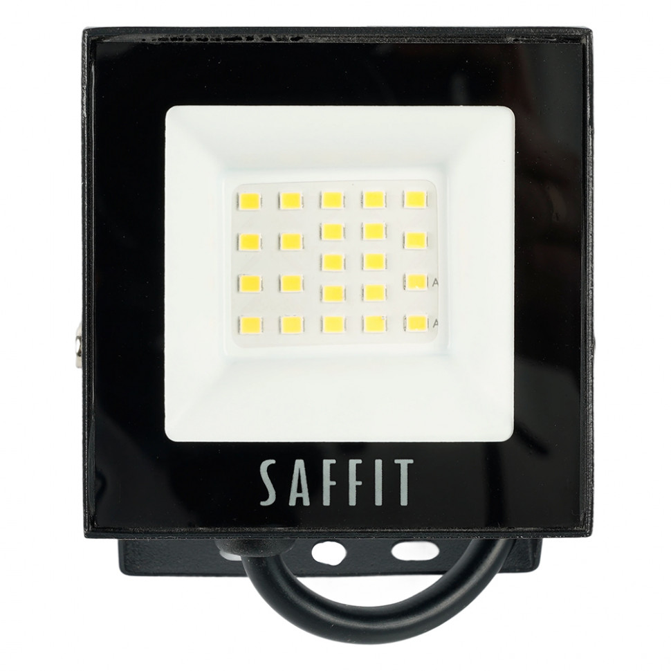 Светодиодный прожектор SAFFIT SFL90-20 IP65 20W 4000K черный, артикул SAFFIT 55075