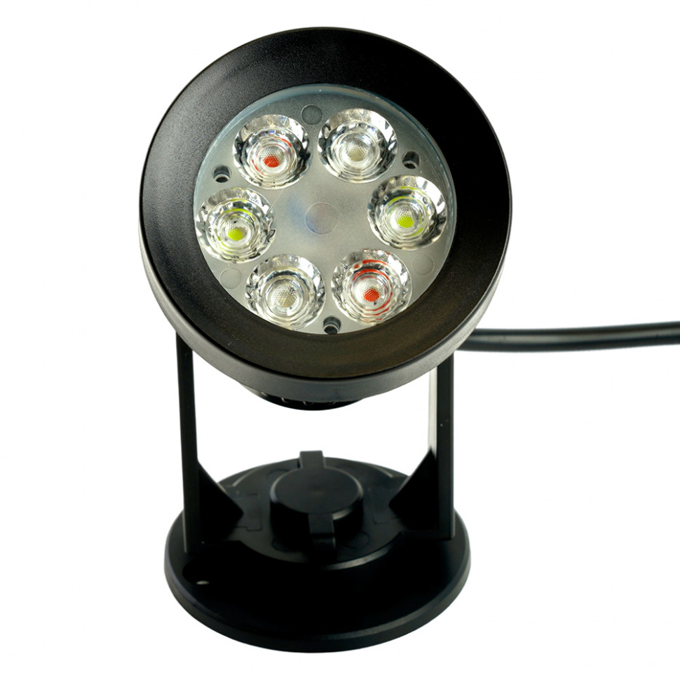 Светильник грунтовой на колышке (грунтовый) Feron.ONE SP2712 8W RGB 195-245V IP65 пластик, артикул FERON 51749